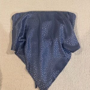 Blue Animal Print top